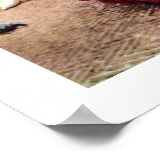 ダンテはフィレンツェ・アート素晴らしのビートレ絵画スに出会う ポスター (角)