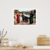 ダンテはフィレンツェ・アート素晴らしのビートレ絵画スに出会う ポスター (キッチン)