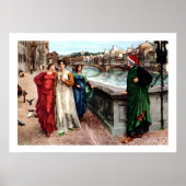 ダンテはフィレンツェ・アート素晴らしのビートレ絵画スに出会う ポスター (正面)