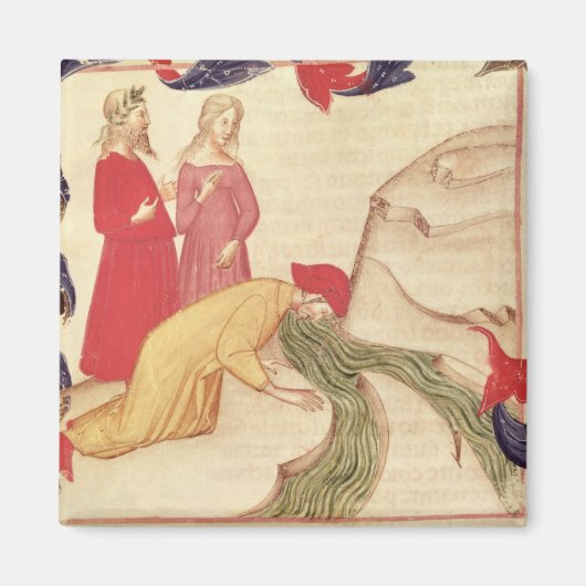 ダンテは入る前に身を清める マグネット (正面)