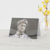 ダンテアリギエリ空白のノートカード カード (黄色い花)