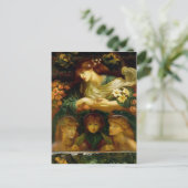 ダンテガブリエルロセッティ – ザ賛美ダモゼル ポストカード (スタンド正面)