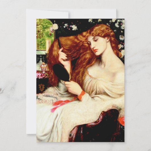 ダンテガブリエルロセッティ – レディリット 招待状 (正面)