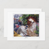 ダンテガブリエルロセッティ#1 -ファインアートはがき ポストカード (正面/裏面)