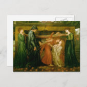 ダンテズドリームバイダンテガブリエルロセッティ ポストカード (正面/裏面)