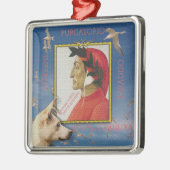 ダンテ・アリギエリとのポーズ メタルオーナメント (左)