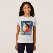 ダンテ・アリギエーリとポーズをとるTシャツ Tシャツ (正面フル)