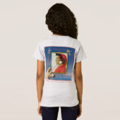 ダンテ・アリギエーリとポーズをとるTシャツ Tシャツ (裏面フル)
