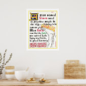 ダンテ・インフェルノ・カントーXIXプリント ポスター (キッチン)