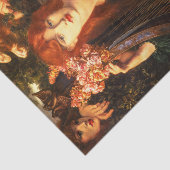 ダンテ・ガブリエル・ロセッティの着飾った女性 薄葉紙 (詳細)