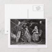 ダンテ、クリスティーナ、フランシス、ウィリアム・ロセッティ ポストカード (正面/裏面)