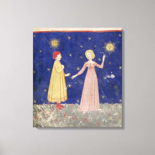 ダンテ・ビートライス会議 キャンバスプリント (正面)