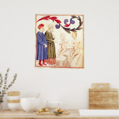 ダンテ、ヴァージル、そして疫病に罹った ポスター (キッチン)