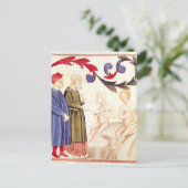 ダンテ、ヴァージル、そして疫病に罹った ポストカード (スタンド正面)