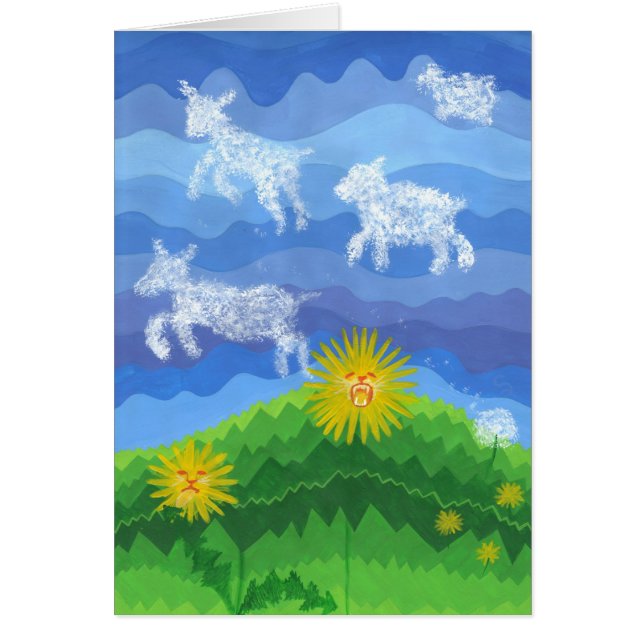 ダンディなライオンおよび子ヒツジ (正面)