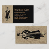 ダンディな紳士 名刺 (正面/裏面)