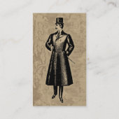 ダンディな紳士 名刺 (裏面)