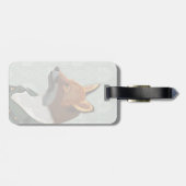 ダンディキツネポートレート2 ラゲッジタグ (裏面横)