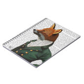 ダンディキツネポートレート ノートブック (左側)