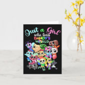 ダンディスの世界のコスチューム女子_ダンディスを愛する少女 カード (黄色い花)