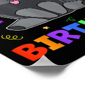 ダンディスペブル誕生日デコレーションワールド子供へB ポスター (角)