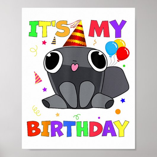 ダンディスペブル誕生日デコレーションワールド子供へB ポスター (正面)