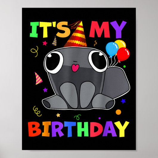 ダンディスペブル誕生日デコレーションワールド子供へB ポスター (正面)