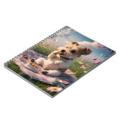 ダンディディディンモントテリアをピクニックに ノートブック (左側)