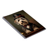 ダンディディディンモントテリアビクトリアンの服装 ノートブック (右側)