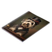 ダンディディディンモントテリアビクトリアンの服装 ノートブック (左側)