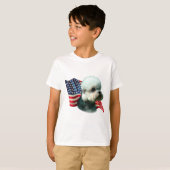 ダンディディディンモントテリア国旗 Tシャツ (正面フル)