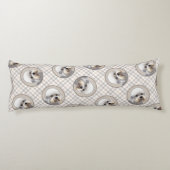 ダンディディディンモント絵画テリアのオリジナルドッグアート ボディピロー (裏面)