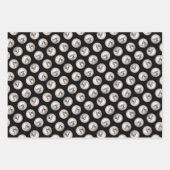 ダンディディディンモント絵画テリアのオリジナルドッグアート ラッピングペーパーシート (正面3)