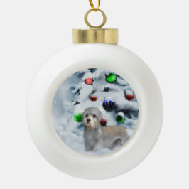 ダンディディンモントクリスマス セラミックボールオーナメント