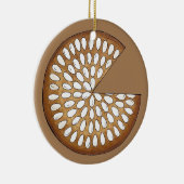 ダンディーケーキスコットランドスコットランドフードフルーツケーキ セラミックオーナメント (右)