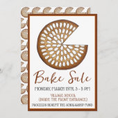 ダンディーケーキスコットランドスコットランドフードベイクセール 招待状 (正面/裏面)