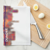 ダンディースコットランドスカイライン キッチンタオル (四つ折り)