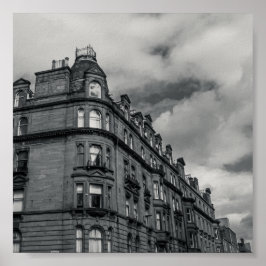 ダンディーヴィンテージアーキテクチャプリント ポスター