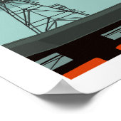 ダンディー・タンナディス。投光照明スタジアムプリント ポスター (角)