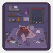 ダンディDoodlez「Then and Now」ステッカー