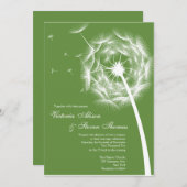 ダンデエレガントリオン結婚式招待状 招待状 (正面/裏面)