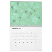 ダンデオンシルエット カレンダー (2月 2027)