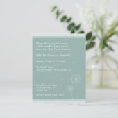 ダンデリエレガントオン春ベビーシャワー招待状 招待状 (スタンド正面)