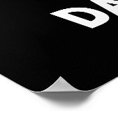 ダンデリオンおもしろいライオンプンダークBG ポスター (角)