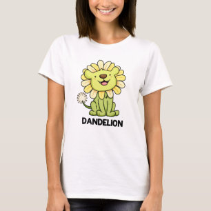 ダンデリオンおもしろいライオンプン Tシャツ