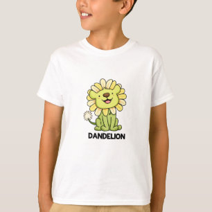 ダンデリオンおもしろいライオンプン Tシャツ