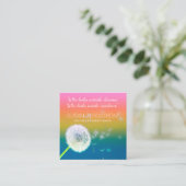 ダンデリオンがニジマスクエア願いの名刺を作る スクエア名刺 (スタンド正面)