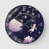 ダンデリオンさんがアクリルの壁掛け時計を希望 ラウンド壁時計 (正面)