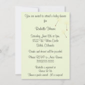 ダンデリオンさんがベビーシャワー招待状 招待状 (裏面)