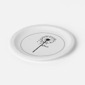 ダンデリオンインザガーデンウィンド ペーパープレート (アングル)